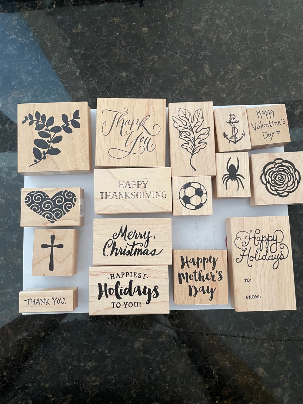 Stamps from the Paper Source